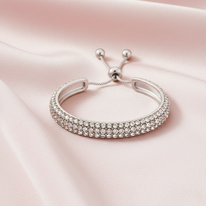 Bracciale su seta